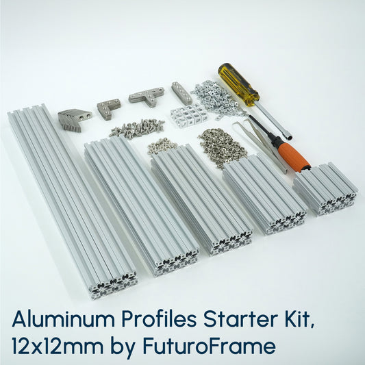 Small aluminum profiles Lightweight extrusions Modular frames T-slot profiles robotics and automation 3D printer frames DIY Maker Hobbyist