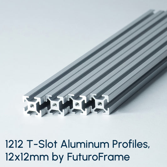 Small aluminum profiles Lightweight extrusions Modular frames T-slot profiles robotics and automation 3D printer frames DIY Maker Hobbyist