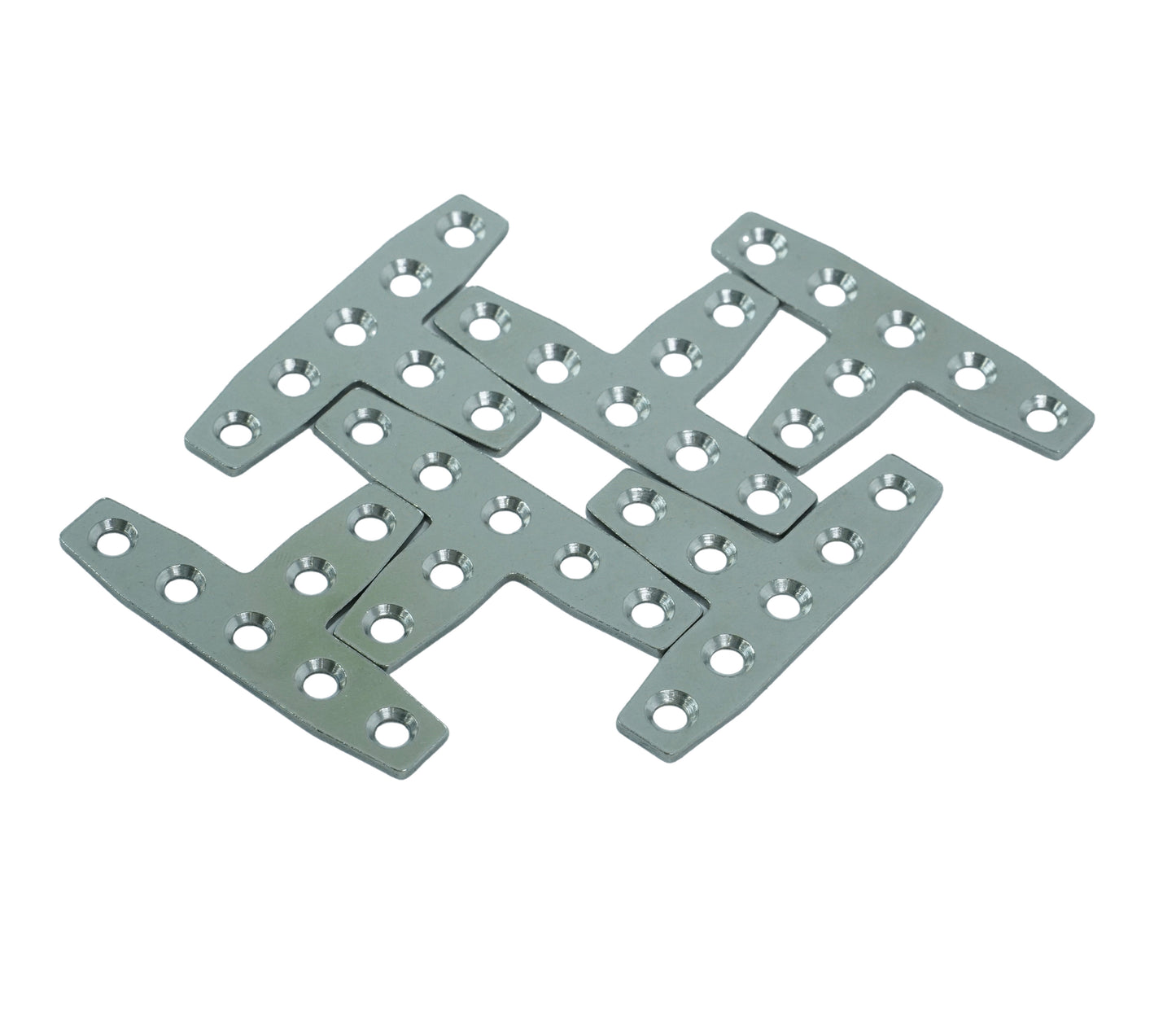 T-Shaped Assembly Plates, 6 Pieces