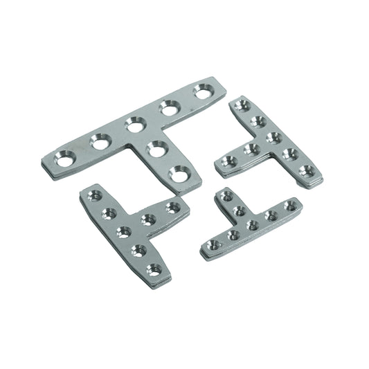 T-Shaped Assembly Plates, 6 Pieces